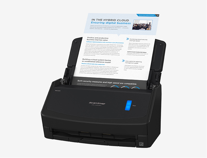 ScanSnap® iX1400 — Scanner com botão de um toque